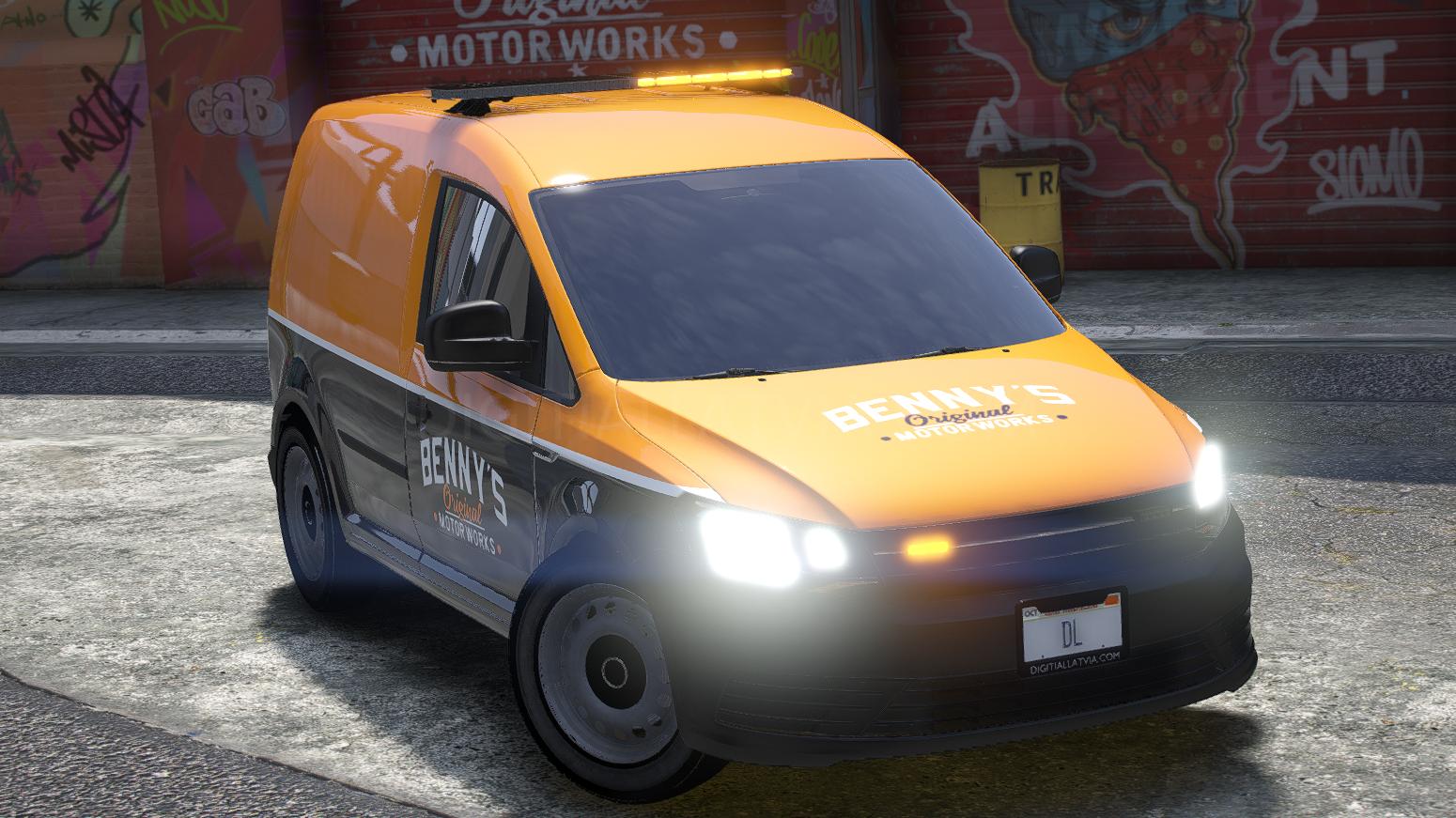 Volkswagen Caddy Bennys | Debadged | Template