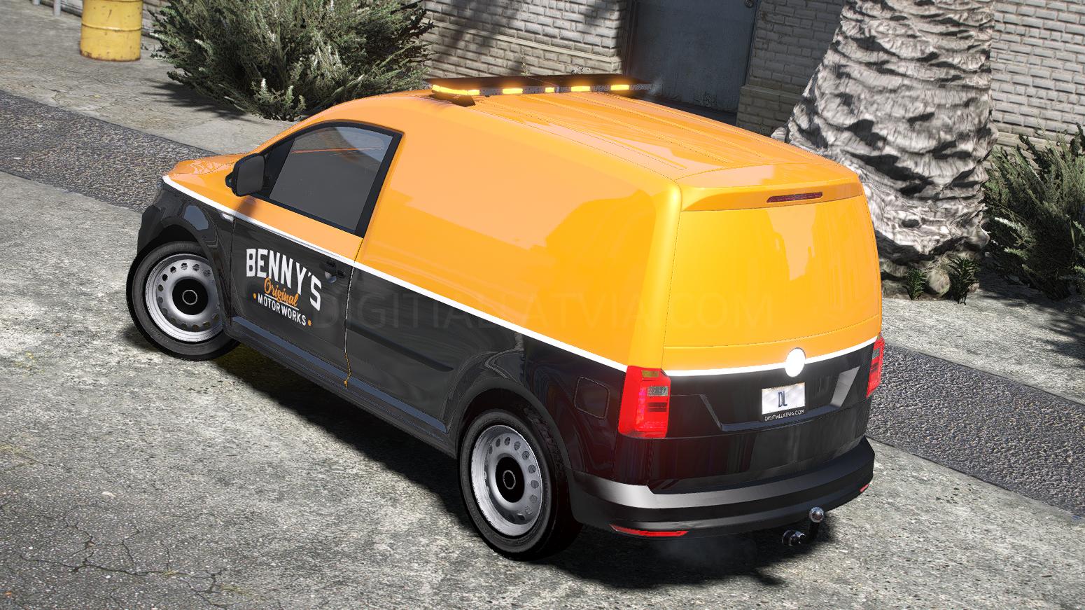 Volkswagen Caddy Bennys | Debadged | Template - Image 2