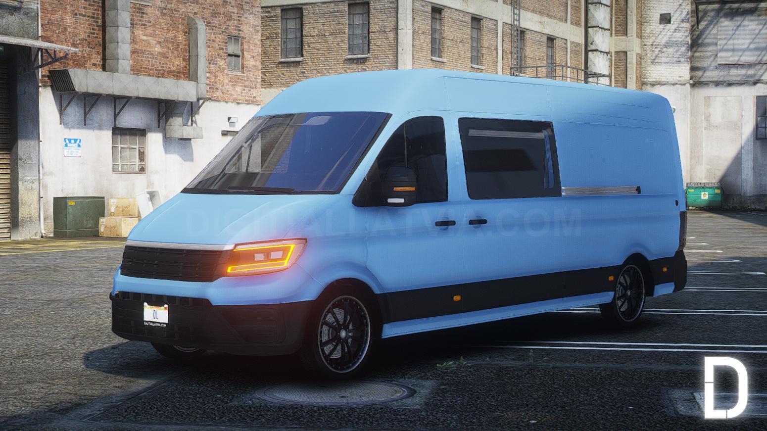 Volkswagen Crafter 2022 | Debadged | Template - Image 7