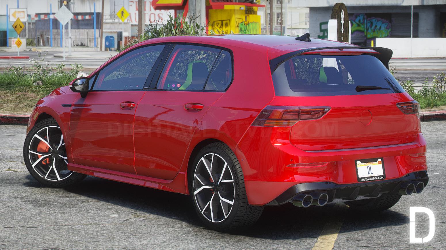 Volkswagen Golf R 2022 | Debadged | Tuning | Template - Image 2