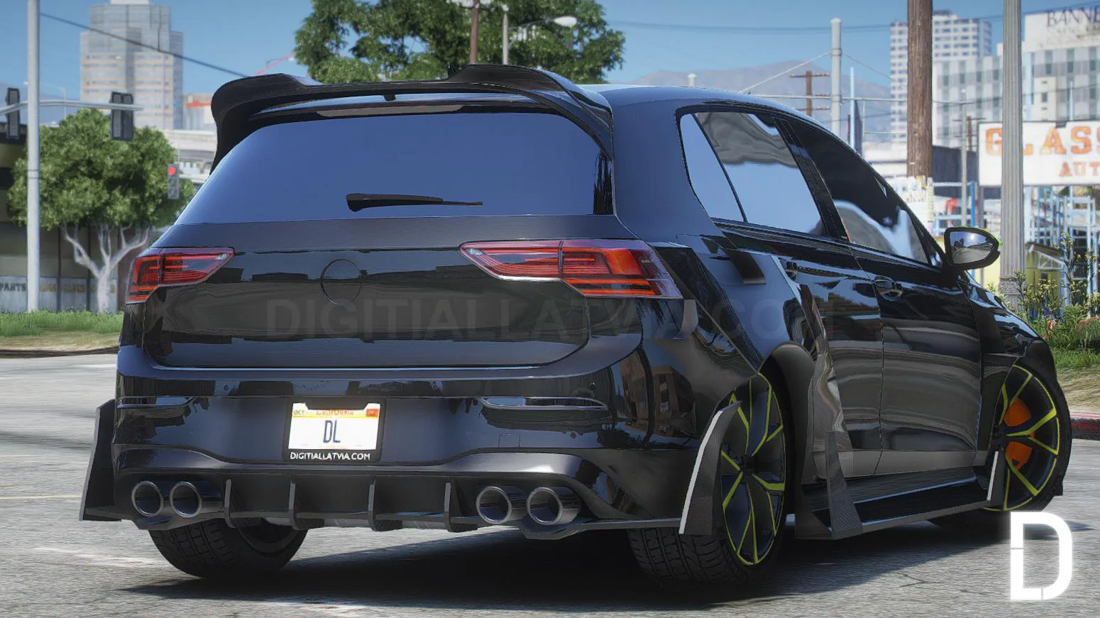 Volkswagen Golf R 2022 | Debadged | Tuning | Template - Image 7